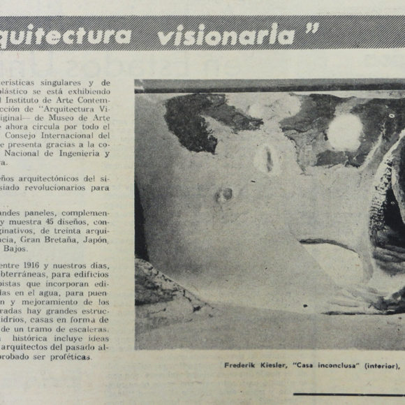 “Arquitectura visionaria” en el IAC (1967)