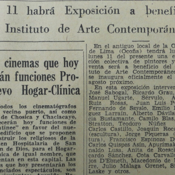 Inauguración del IAC (1955)