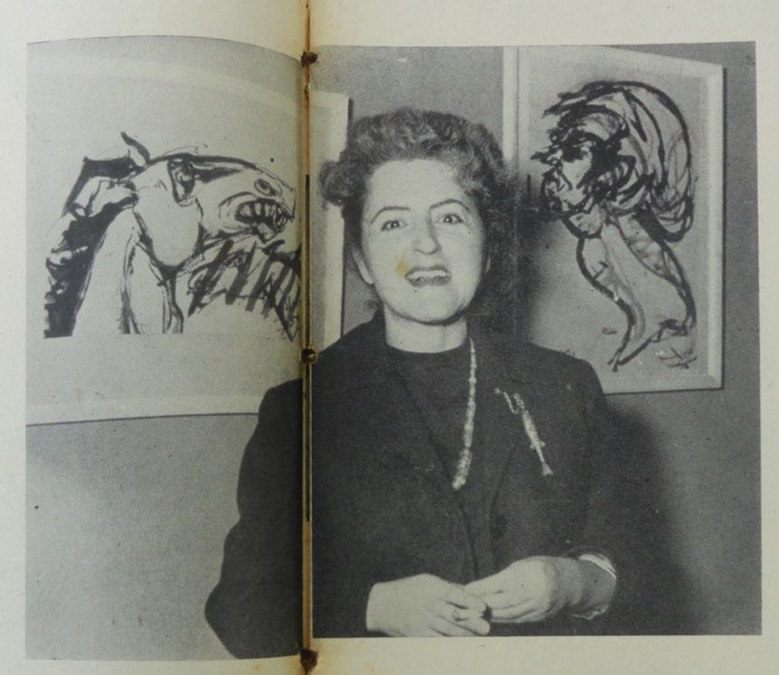 Exposición de Cristina Gálvez en el IAC (1959)